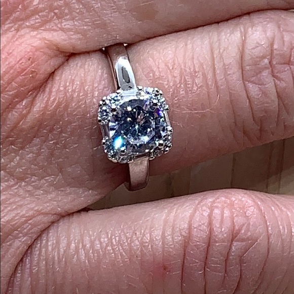 5A CZ Zircon Stone 925 Sterling Silver Wedding - Picture 4 of 8